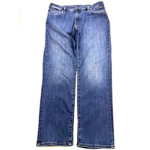 34 Heritage Charisma Jeans Men Blue 38x32 Stretch Straight Denim - (Altered)